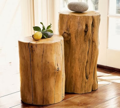 Consejos para decorar con troncos de madera