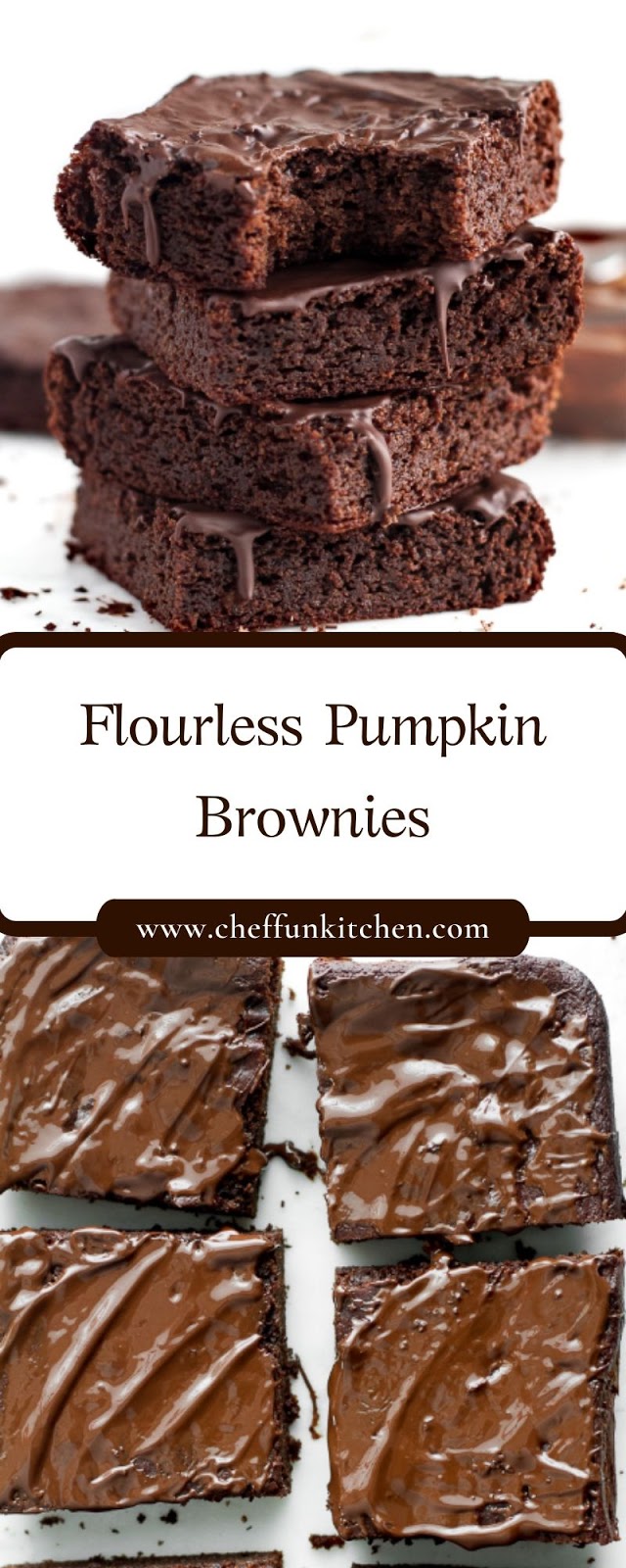 Flourless Pumpkin Brownies Flourless Pumpkin Brownies