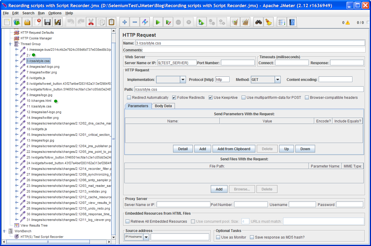 Изучаем JMeter: Запись скриптов JMeter с HTTP(S) Test Script Recorder