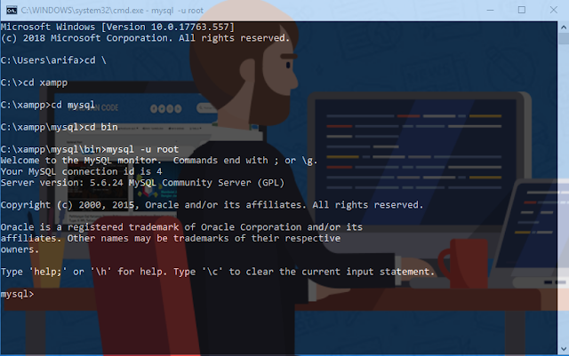 Cara Membuat Database Di CMD Cara Membuat Database Di CMD