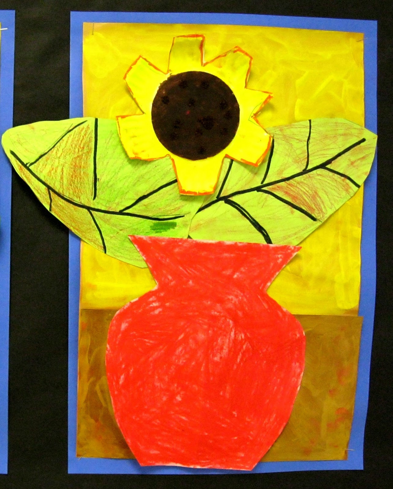 Jones Valley & Monte Sano Elementary Art: Kindergarten's Van Gogh Collages