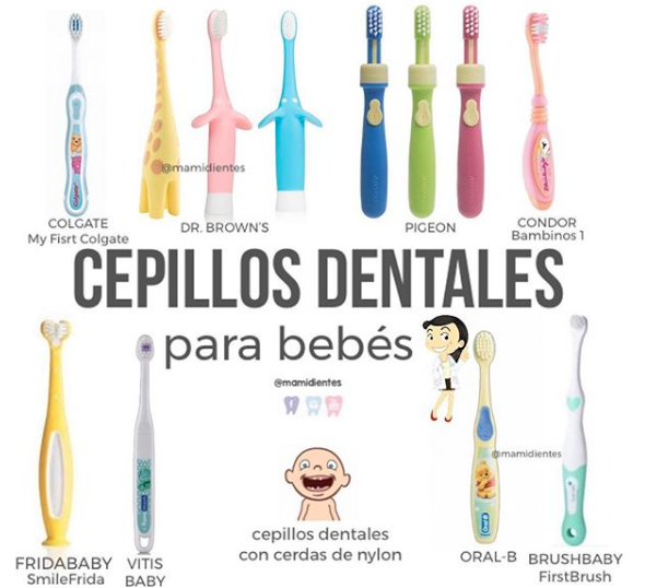 Cepillos dentales para bebés (0 a 2 años)