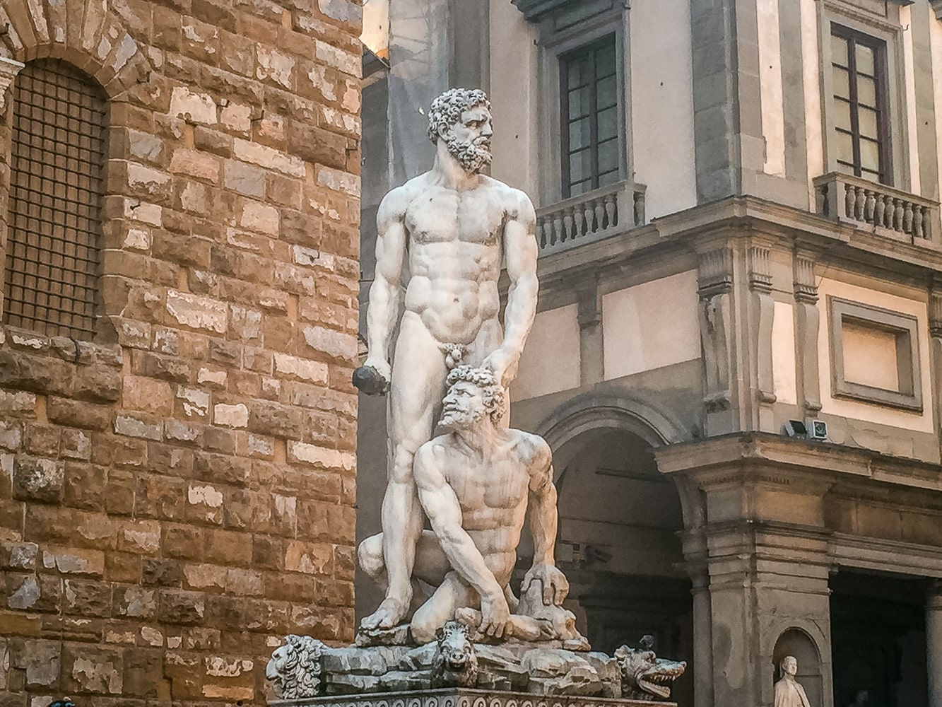 Statues in Florence Italy