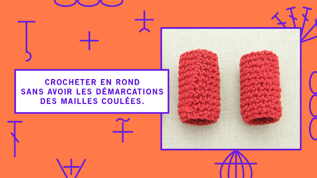 crocheter en rond sans démarcation