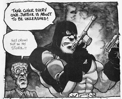 Panel from "Gun Fury" #1 (1989)