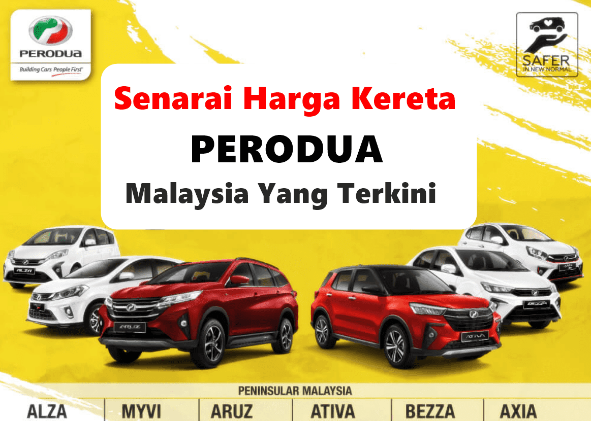 Harga kereta perodua 2021