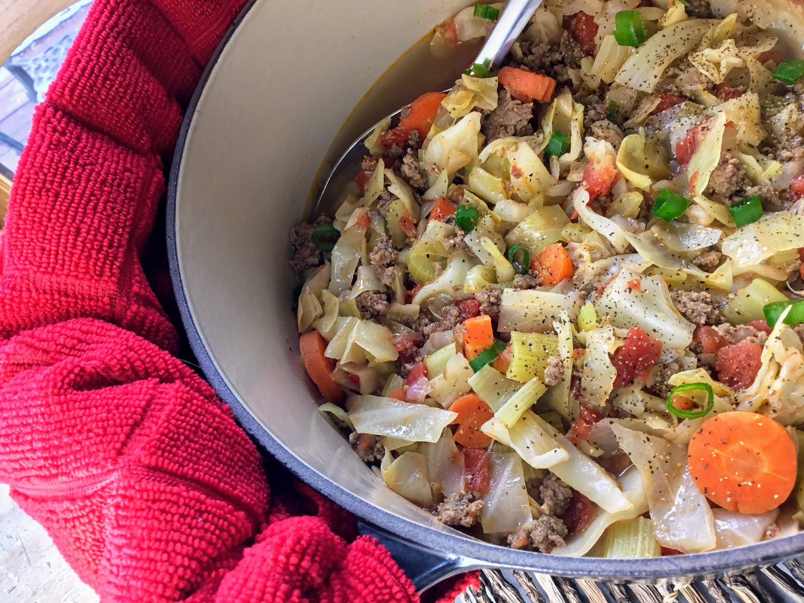 Food Fitness by Paige Beef and Cabbage Stew