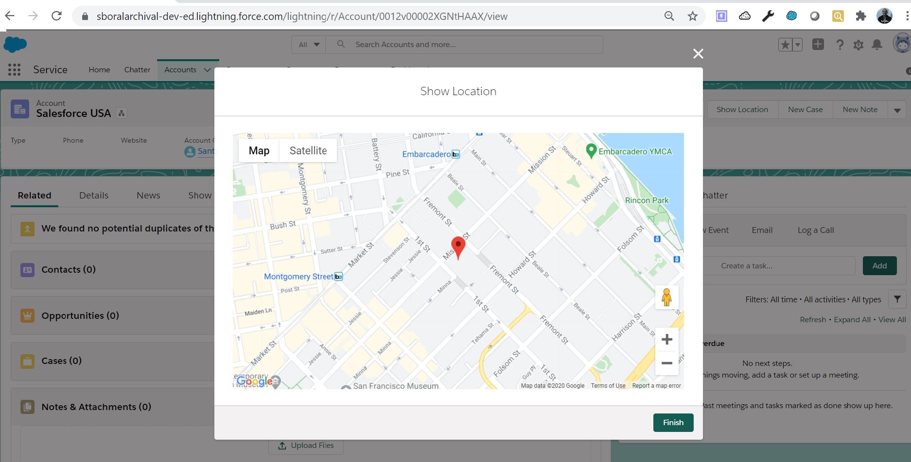 Exploring on Salesforce: Display Google Map within a Flow using ...