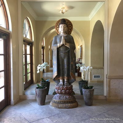 ancient Indian figure at Allegretto Vineyard Resort in Paso Robles, California