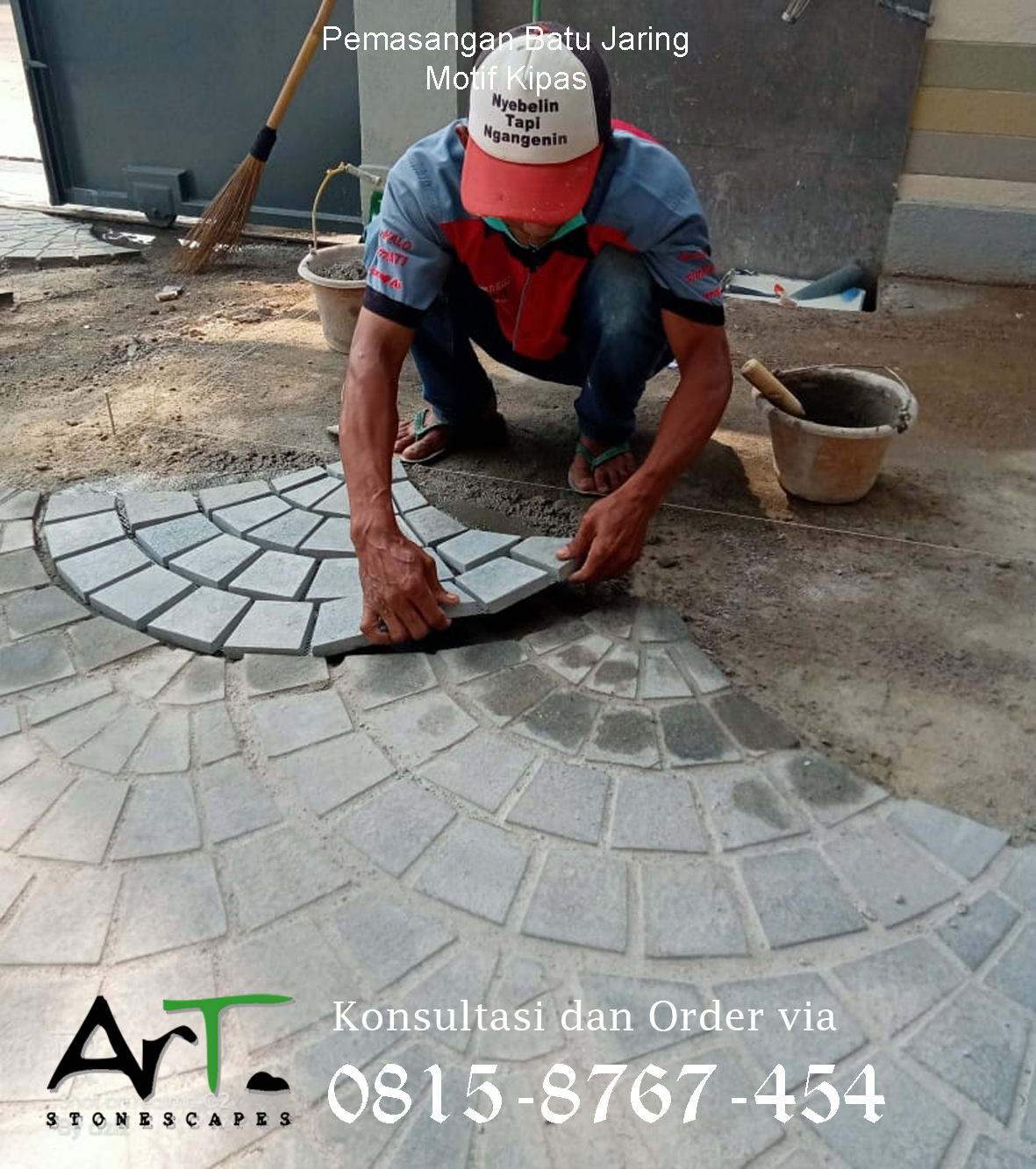 Batu Alam Indonesia : Art Stonescapes: BATU ANDESIT UNTUK LANTAI CARPORT