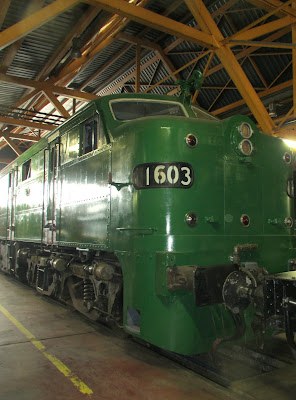 locomotora alco 1600 lleida expo tren  salon ferroviario 2013