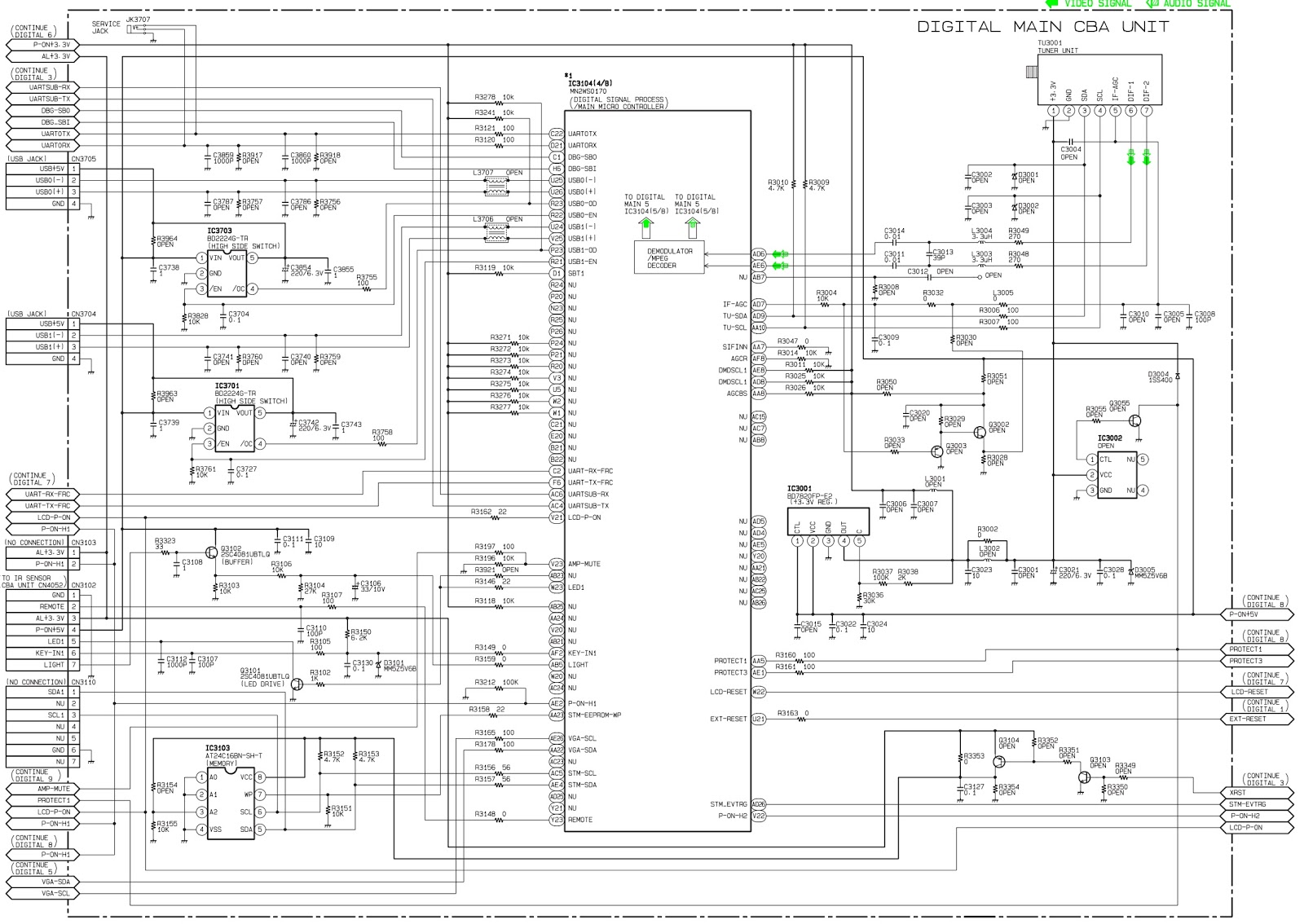 Schematic Diagrams: Philips 55PFL5706/F7 – Circuit diagram (Full)