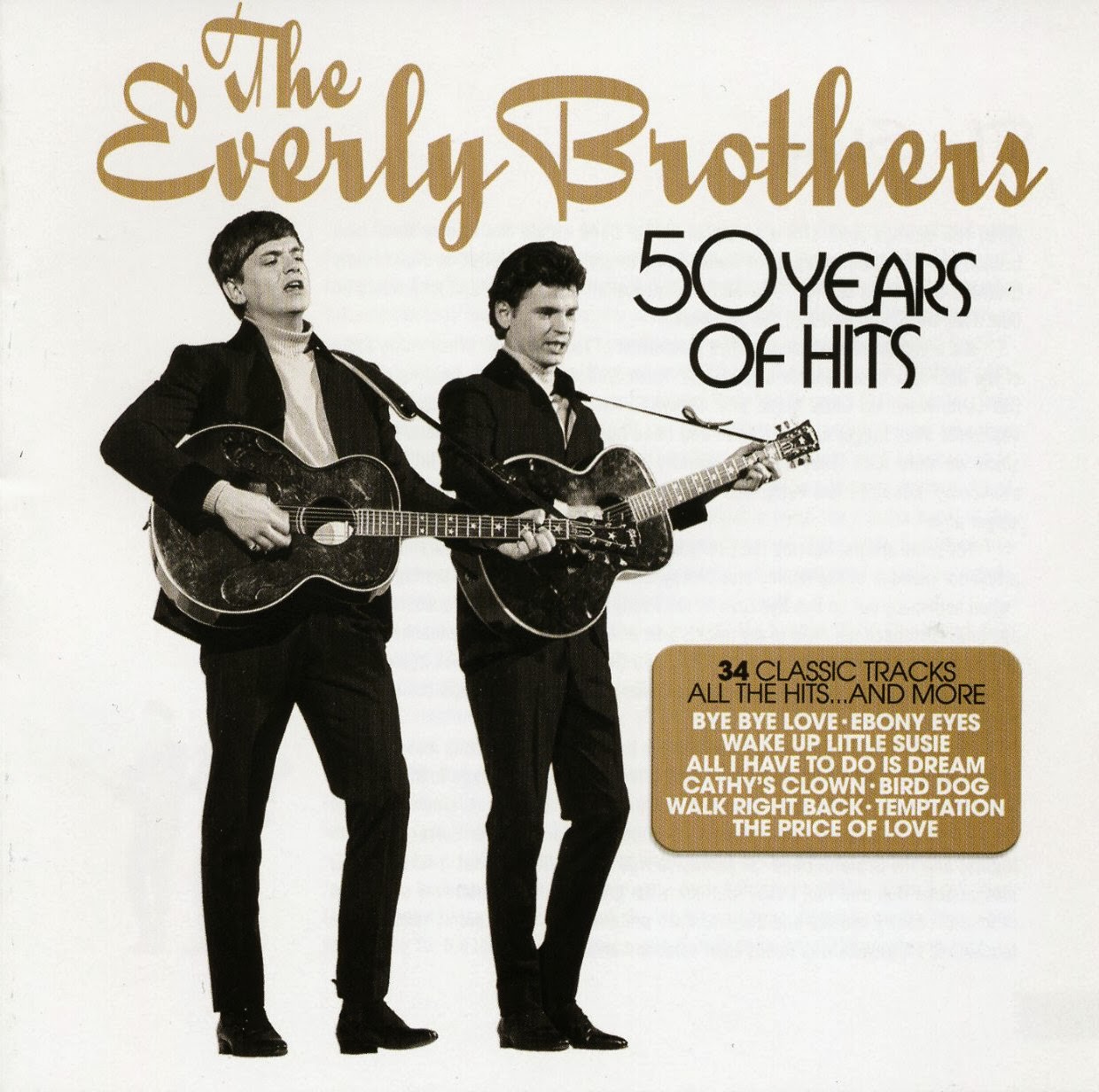 Брату 50 песни. Everly brothers. The Everly brothers американский дуэт. Everly brothers – 50 years of Hits. The Everly brothers - обложка.