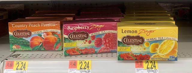 Celestial Seasonings at Walmart