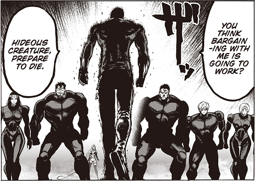 Opm Chapter 114 Cadres One Punch Man Motion Manga