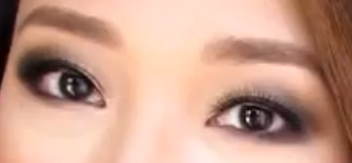 smokey bronze eyes makeup