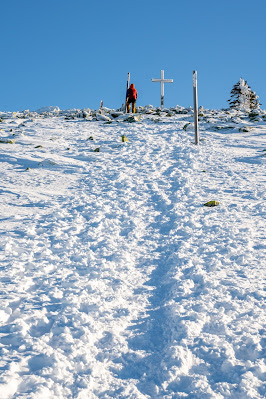 Wanderung auf den Lusen  Winterwandern im Nationalpark Bayerischer Wald 11