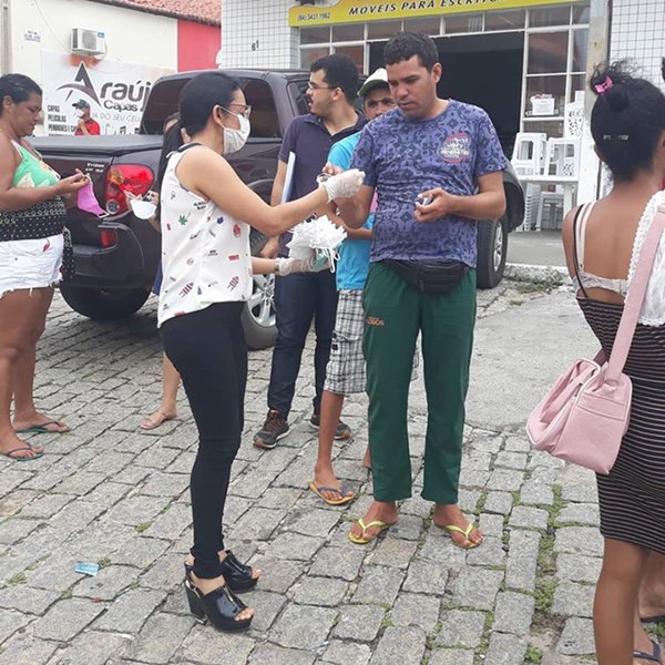 Eliel Bezerra Prefeitura Distribui MÁscaras Para Conscientizar