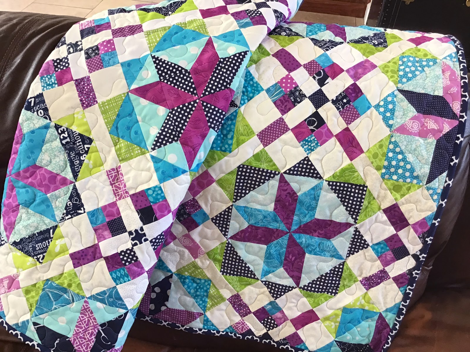 The Fleming's Nine Frolic Quilt