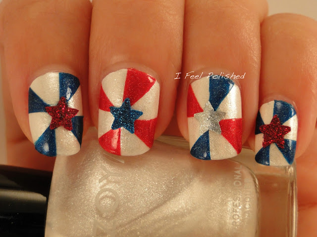 4th of July Nail Art Designs