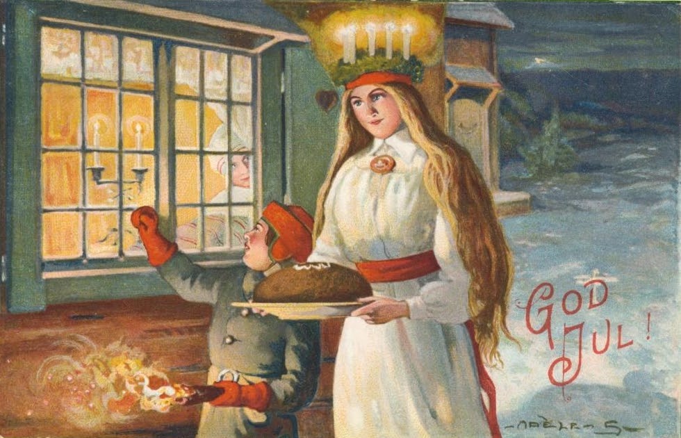 The Paranormal Norwegian Myth and Legends St. Lucia Day, and Christmas