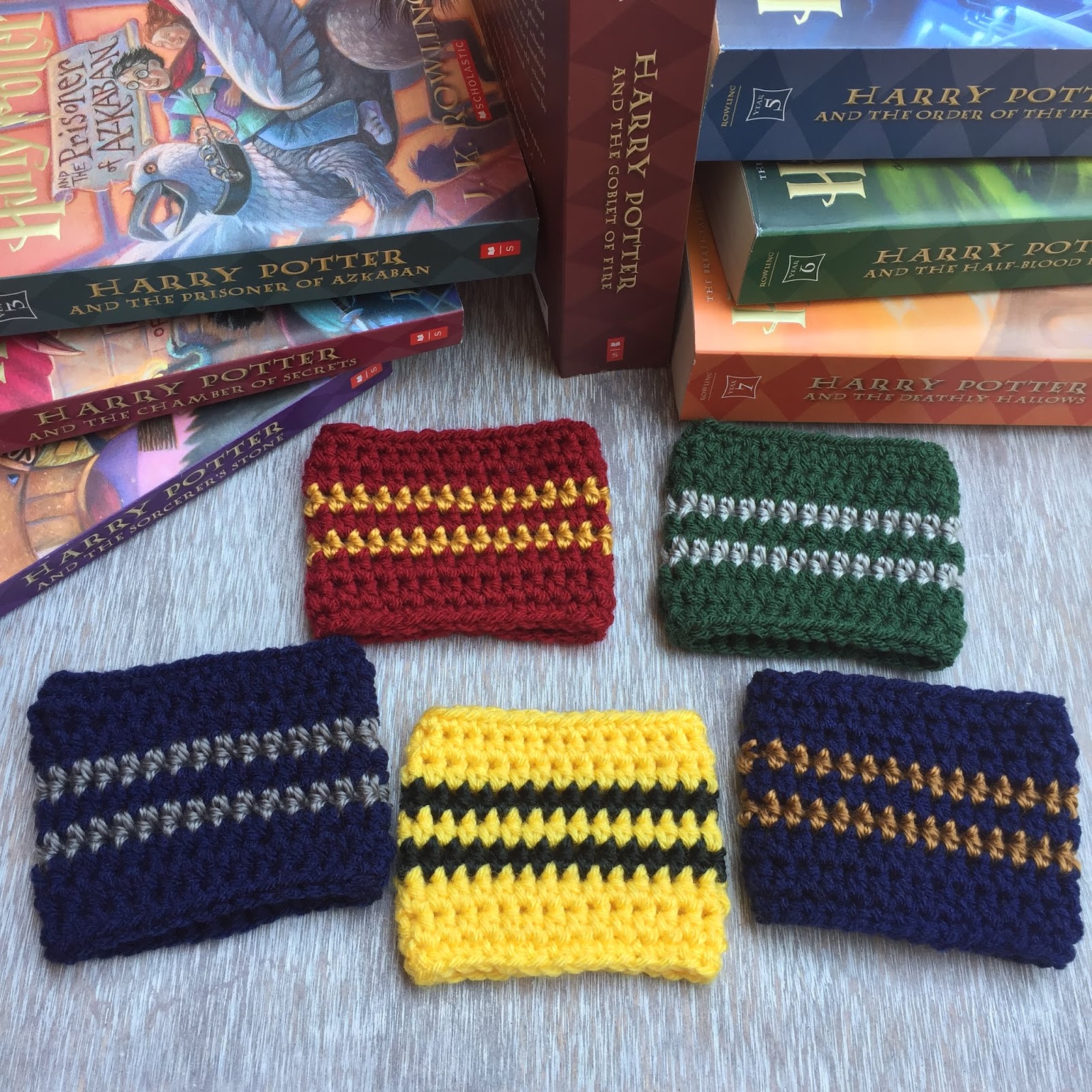 Crochet by Sarah Louise: Hogwarts House Colors Cozy