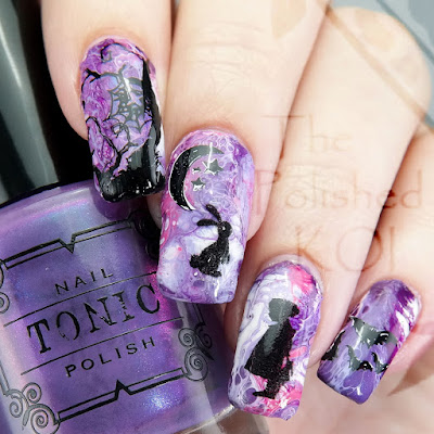 Tonic Polish Vaudeville Venom Fluid Nail Art