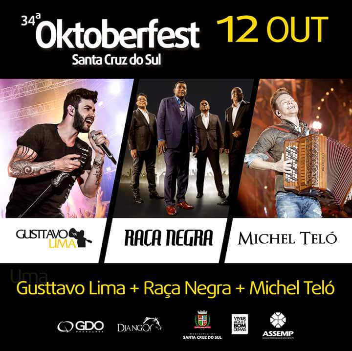 Tudo Todos e Nós! Michel Teló na Oktoberfest Santa Cruz do Sul confira ingressos