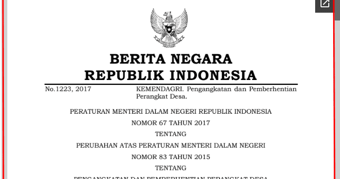 Donwload Contoh Format Word Doc Sk Kepala Seksi Pemerintahan Desa Terbaru Tahun 2020