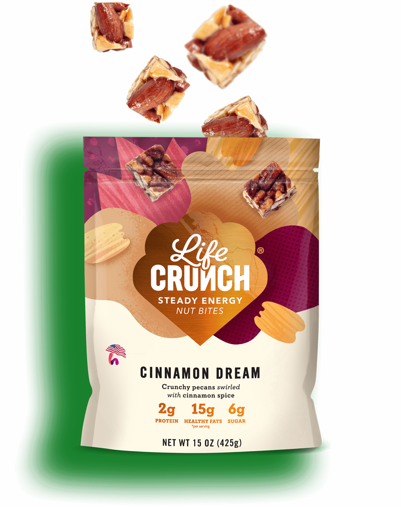 Bánh Hồ Đào Life Crunch Steady Energy Nut Bites CINNAMON DREAM