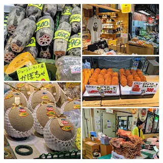 What to do in Kanazawa in Spring: Shop and eat at Omicho market