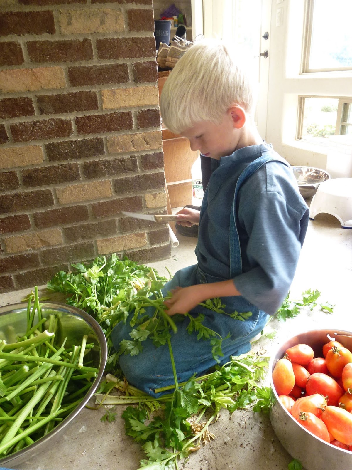 Growing Up Mormish Cleaning the Celery