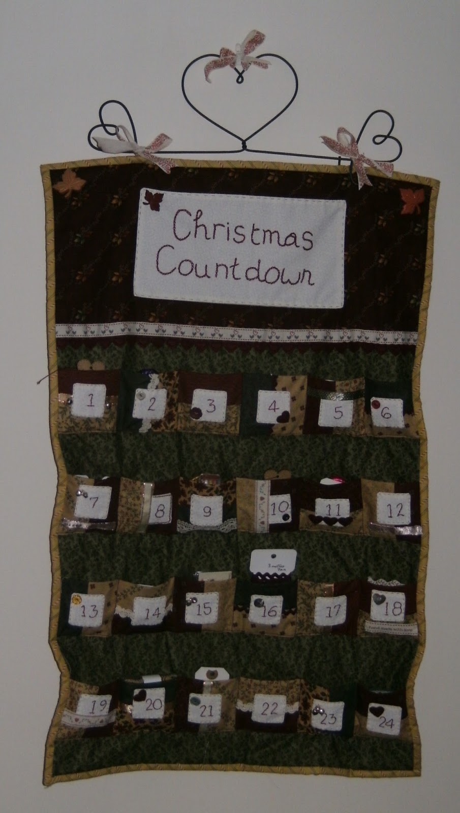 Granny's Button Box Patchwork Advent Calendar