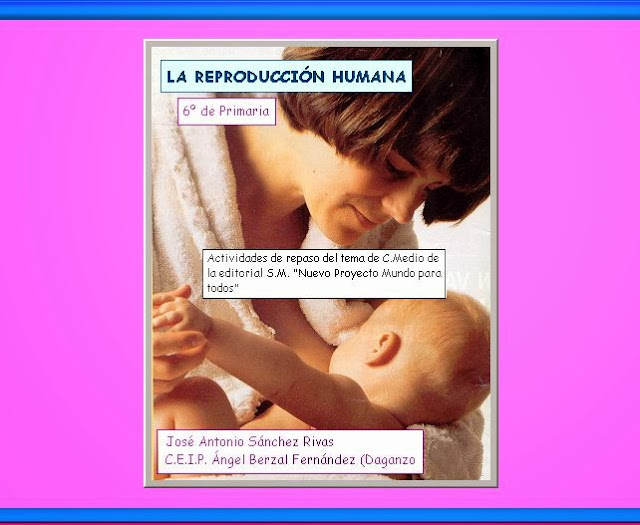 Actividades de sexto grado LA REPRODUCCIÓN