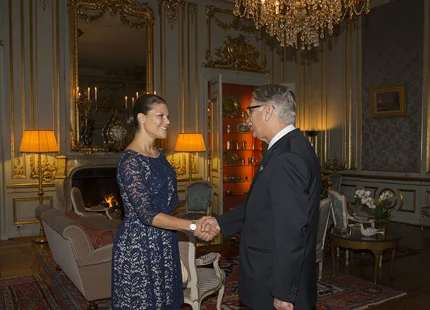 Crown Princess Victoria met with the Chairman of the Senate of Pakistan