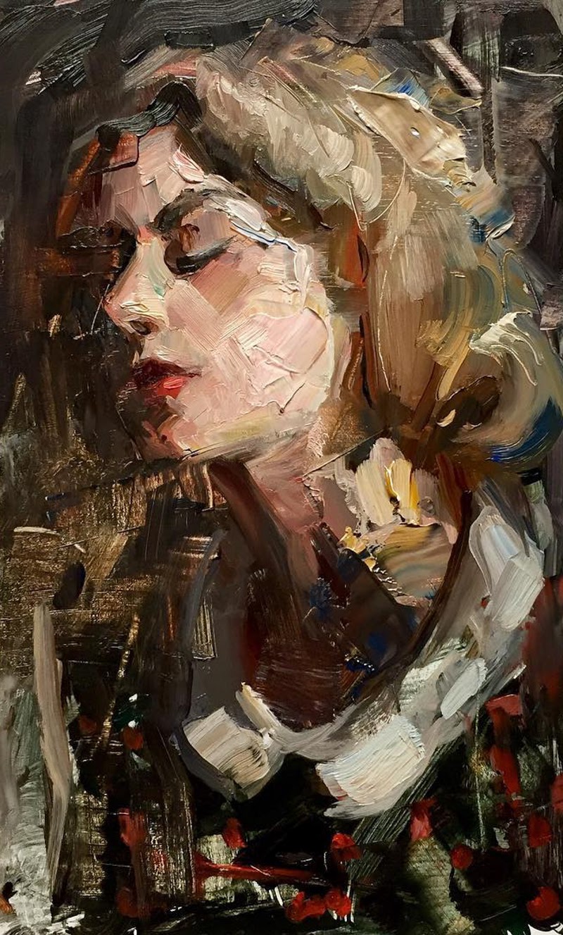 Beautiful Portraits in Paintings by Matt Talbert from Los Angeles.