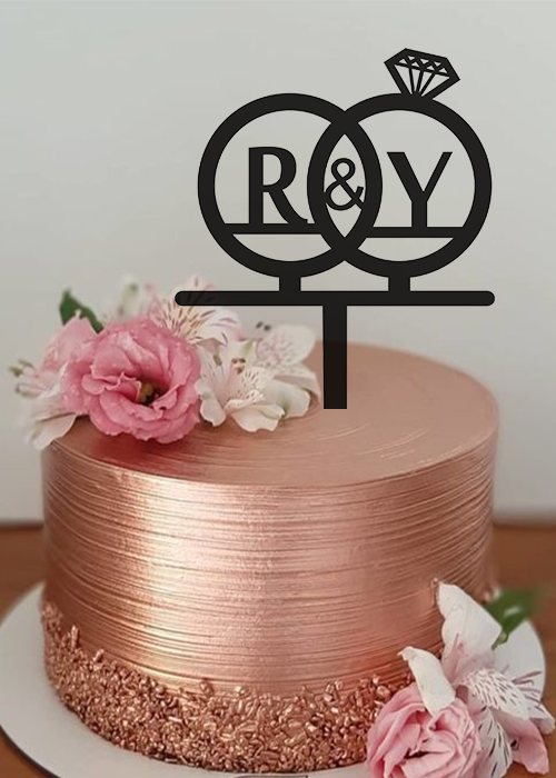 Ring cake topper