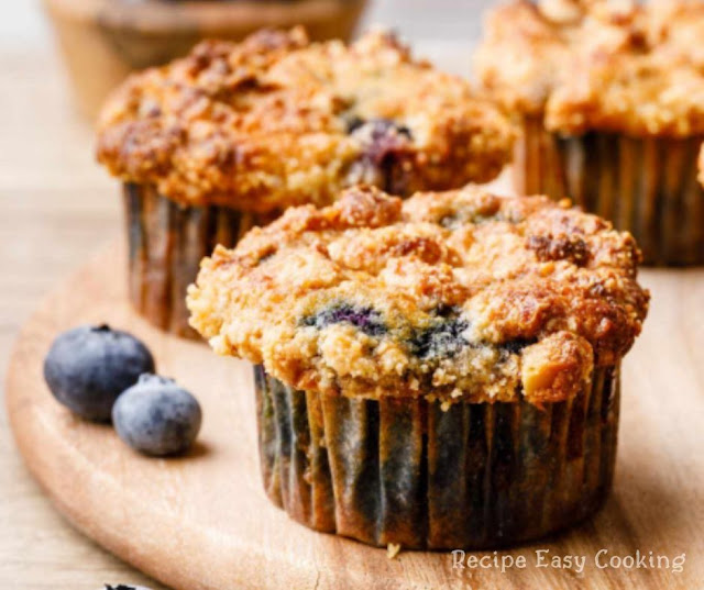 The Best Coconut Flour Blueberry Muffins