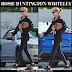 Rosie Huntington-Whiteley in black leggings, black sneakers and cropped jacket in LA on July 30