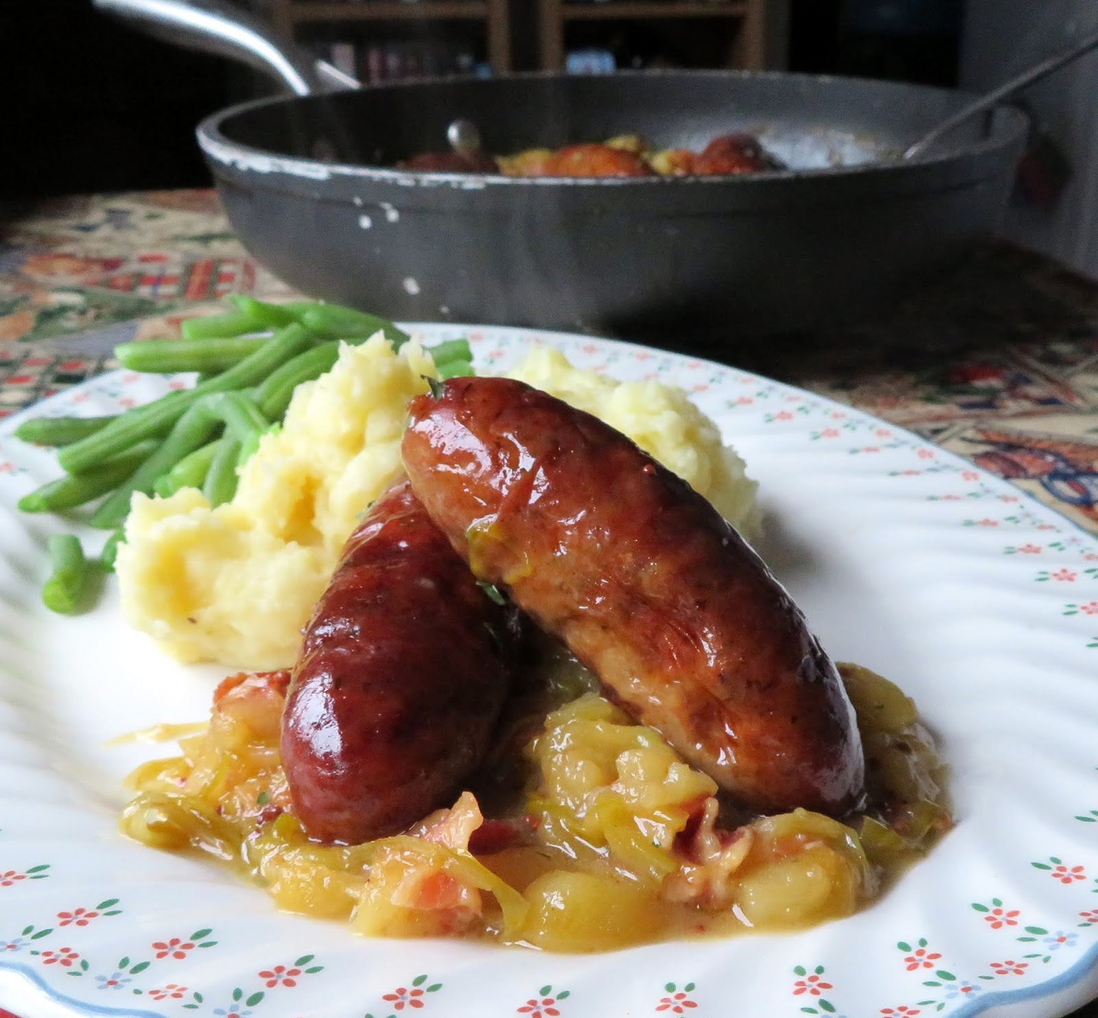 Braised Sausages with an Apple Gravy The English Kitchen