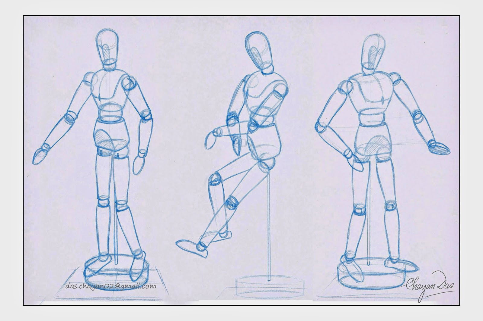 THE ART WORLD Manikin Poses