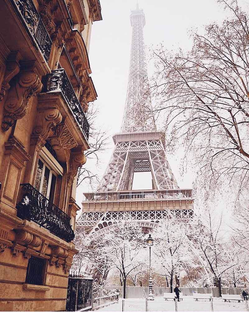 Weekday Wanderlust | From Instagram: Paris Sous La Neige / Paris in the Snow