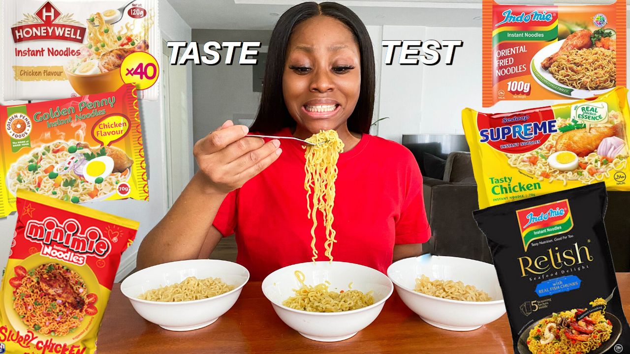 NIGERIAN NOODLES TASTE TEST Dimma Umeh Nigerian beauty blogger, fashion blogger & lifestyle