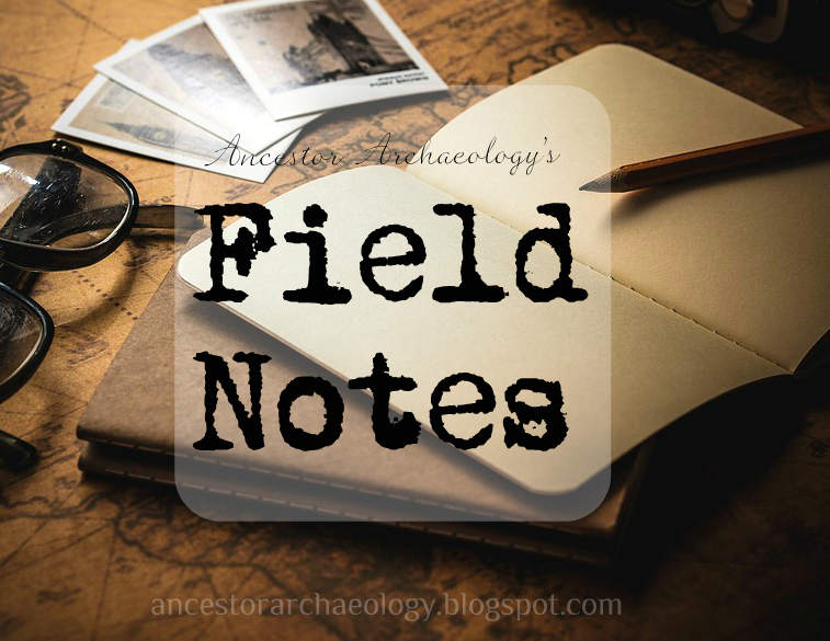 Ancestor Archaeology Field Notes