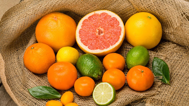 Citrus fruits and berries contain large amounts of vitamin C and others