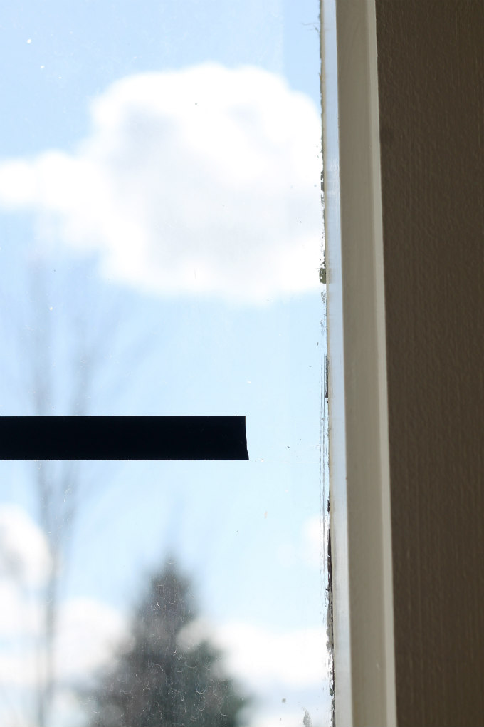 How to update boring windows using electrical tape The Wicker House
