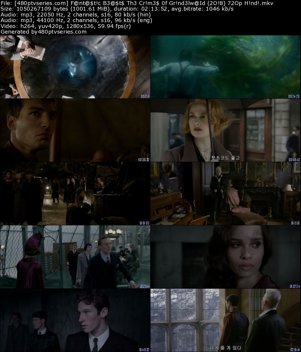 Download Fantastic Beasts The Crimes of Grindelwald (2018) 999MB Full Hindi Dual Audio Movie Download 720p HC HDRip Free Watch Online Full Movie Download Worldfree4u 9xmovies