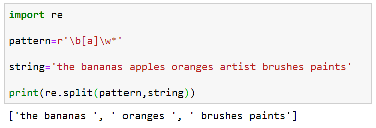 Methods in re package