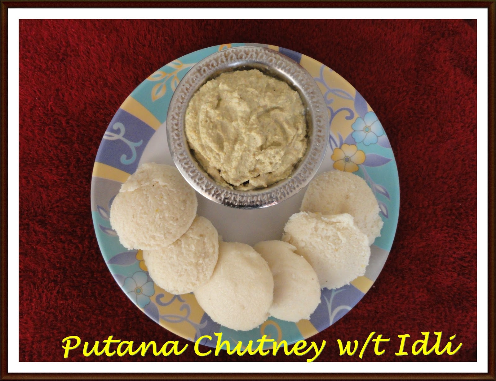 Putani Chutney For Idli
