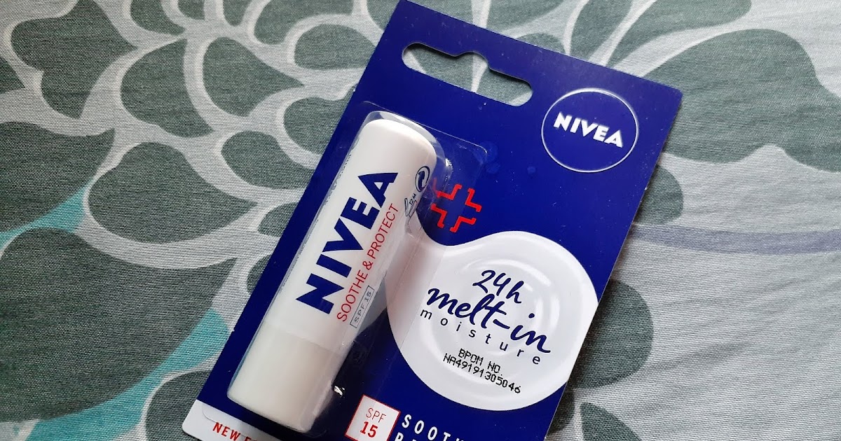 REVIEW Nivea Soothe & Protect SPF 15 Lip Balm (24h Meltin Moisture